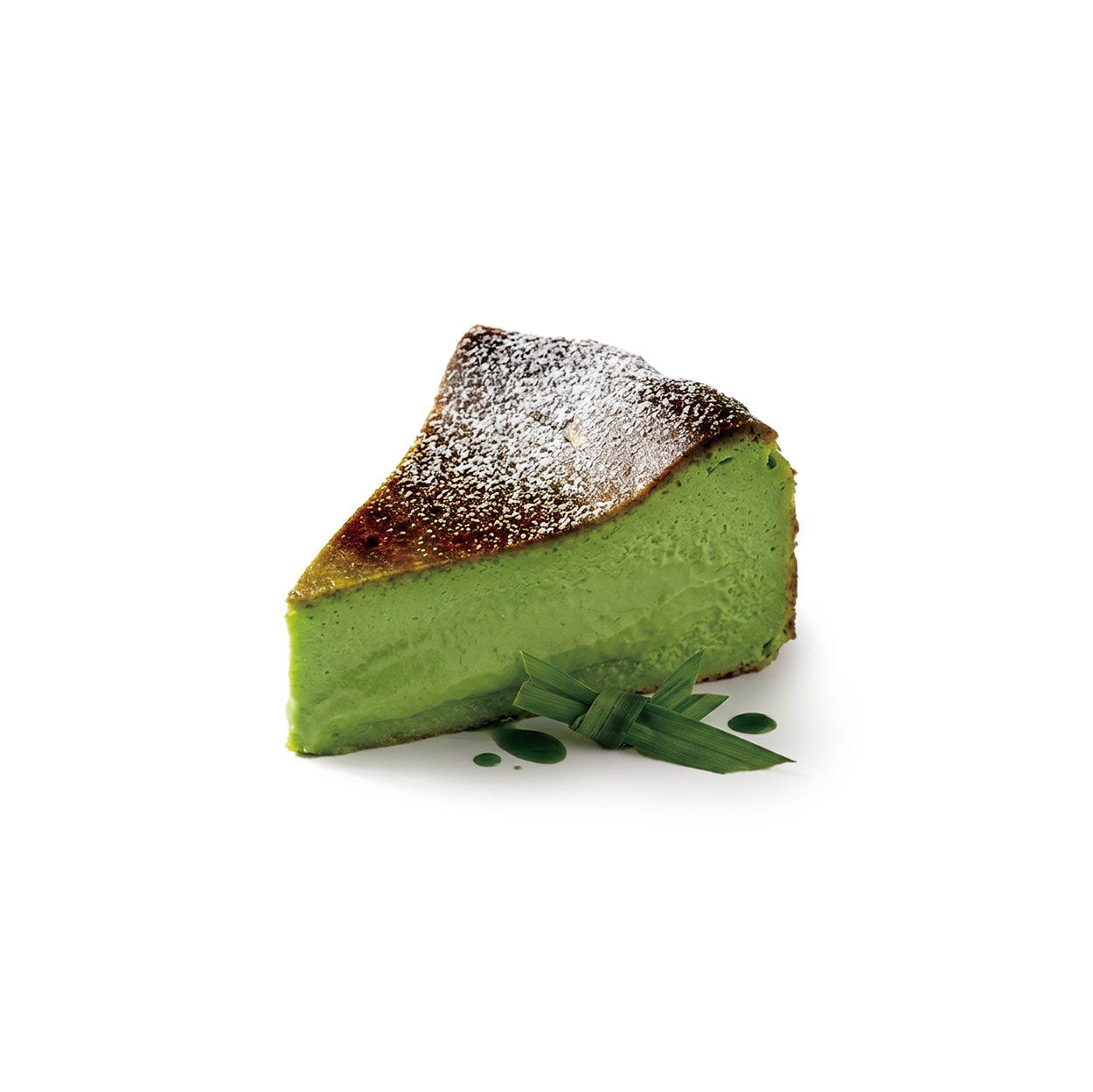 Pandan Basque Cheesecake