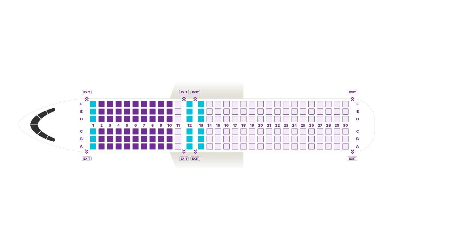 Seat Map 20260824_A320CEO_mobile